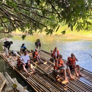 bamboo rafting